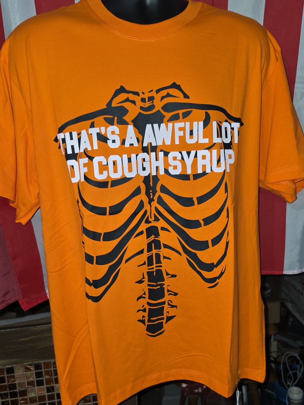 THAT'S AN AWFUL LOT OF COUGH SYRUP
